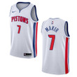 Men's Detroit Pistons #7 Thon Maker Association Swingman Jersey - White , Basketball Jersey