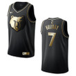 Men's Memphis Grizzlies #7 Justin Holiday Golden Edition Jersey - Black , Basketball Jersey