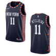 2019-20 Men New York Knicks #11 Frank Ntilikina City Edition Swingman Jersey - Navy , Basketball Jersey