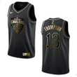 Men's Cleveland Cavaliers #13 Tristan Thompson Golden Edition Jersey - Black , Basketball Jersey