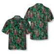 Santa Riding Motorcycle Christmas Hawaiian Shirt, Funny Santa Motorcycle Hawaiian Shirt For Men