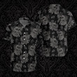 Seamless Gothic Skull With Butterfly Goth EZ20 1112 Hawaiian Shirt