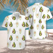 Pug And Avocado Seamless Dogs EZ24 2710 Hawaiian Shirt