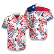 Floral Bluebonnet Don't Mess With Texas Hawaiian Shirt For Men, Texas Home Shirt, Proud Texas Shirt For Men