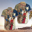 The Lone Star State Map Pattern Texas Longhorns Hawaiian Shirt, Don't Mess With Texas Shirt, Texas Home Shirt For Men