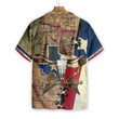 The Lone Star State Map Pattern Texas Longhorns Hawaiian Shirt, Don't Mess With Texas Shirt, Texas Home Shirt For Men