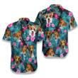 Tropical Jack Russell Terrier EZ08 0207 Hawaiian Shirt