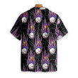 Softball With Hotrod Flame Hawaiian Shirt