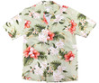 Kahala Hibiscus Olive Hawaiian Shirt