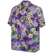 Vibrant Flower Garden Purple Hawaiian Shirt