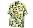 Boy's Diamond Head Beach Maize Hawaiian Shirt