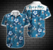 Wubba Lubba Dub Dub Hawaii Shirt Summer Button Up Shirt For Men Beach Wear Short Sleeve Hawaii Shirt