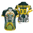 Aaron Charles Rodgers 12 Green Bay Packers Nfc North Champions Super Bowl 2021 Personalized Hawaiian Shirt