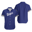 Los Angeles Dodgers Royal Jersey Inspired Style Hawaiian Shirt