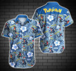 Tlmus Garchomp Hawaii Shirt Summer Button Up Shirt For Men Beach Wear Short Sleeve Hawaii Shirt