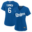 Women's Los Angeles Dodgers Trea Turner Blue Jersey