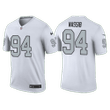 Las Vegas Raiders #94 Carl Nassib Color Rush Limited Jersey White