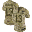 Women's Las Vegas Raiders #13 Hunter Renfrow Camo Stitched Football Limited 2018 Salute To Service Jersey