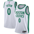 Men's Jayson Tatum Boston Celtics White Jersey