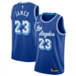 Men's Los Angeles Lakers LeBron James #23 Blue 20/21 Swingman Jersey - Classic Edition