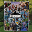 Fortnite Personalized Customized Quilt Blanket Size Single, Twin, Full, Queen, King, Super King  
