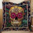 Skulls 3D Customized Quilt Blanket Size Single, Twin, Full, Queen, King, Super King  