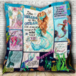 She Dreams Of The Ocean Mermaid 3D Quilt Blanket Size Single, Twin, Full, Queen, King, Super King  