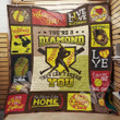 Softball 3D Customized Quilt Blanket Size Single, Twin, Full, Queen, King, Super King  