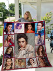Lily Collins 3D Quilt Blanket Size Single, Twin, Full, Queen, King, Super King  