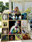 Freddie Mercury 3D Customized Quilt Blanket Size Single, Twin, Full, Queen, King, Super King  
