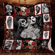 Sugar Skull If Die Young Chrismas Gift 3D Quilt Blanket Size Single, Twin, Full, Queen, King, Super King  