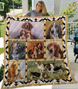 Basset Hound 3D Customized Quilt Blanket Size Single, Twin, Full, Queen, King, Super King  