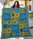 Ucla Basketball 3D Customized Quilt Blanket Size Single, Twin, Full, Queen, King, Super King  