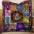 Hippie 3D Quilt Blanket Size Single, Twin, Full, Queen, King, Super King  