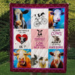 Cows Are Awesome 3D Customized Quilt Blanket Size Single, Twin, Full, Queen, King, Super King  
