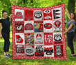 Ncaa Georgia Bulldogs 3D Customized Personalized 3D Customized Quilt Blanket Size Single, Twin, Full, Queen, King, Super King  