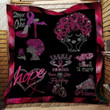Breast Cancer, Believe 3D Customized Quilt Blanket Size Single, Twin, Full, Queen, King, Super King  