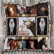 Life Is Better With Horses 3D Quilt Blanket Size Single, Twin, Full, Queen, King, Super King  