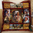 Proud To Be Native American 3D Customized Quilt Blanket Size Single, Twin, Full, Queen, King, Super King  