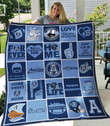 Toronto Blue 3D Customized Quilt Blanket Size Single, Twin, Full, Queen, King, Super King  