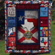 Texas By Blood Colorado By Birth Customize Quilt Blanket Size Single, Twin, Full, Queen, King, Super King  