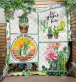 Cactus Like 3D Customized Quilt Blanket Size Single, Twin, Full, Queen, King, Super King  
