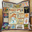 Hippie And The Spirit 3D Quilt Blanket Size Single, Twin, Full, Queen, King, Super King  