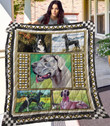 Great Dane 3D Customized Quilt Blanket Size Single, Twin, Full, Queen, King, Super King  