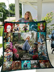 Alice In Wonderland Poster 3D Quilt Blanket Size Single, Twin, Full, Queen, King, Super King  