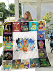 Scooby Doo 3D Quilt Blanket Size Single, Twin, Full, Queen, King, Super King  