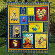 Minion Customize Quilt Blanket Size Single, Twin, Full, Queen, King, Super King  