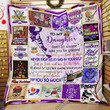 Love My Hockey Daughter New 3D Quilt Blanket Size Single, Twin, Full, Queen, King, Super King  