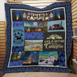 Camping 3D Customized Quilt Blanket Size Single, Twin, Full, Queen, King, Super King  