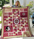 Florida State Seminoles 3D Customized Quilt Blanket Size Single, Twin, Full, Queen, King, Super King  , NCAA Quilt Blanket 